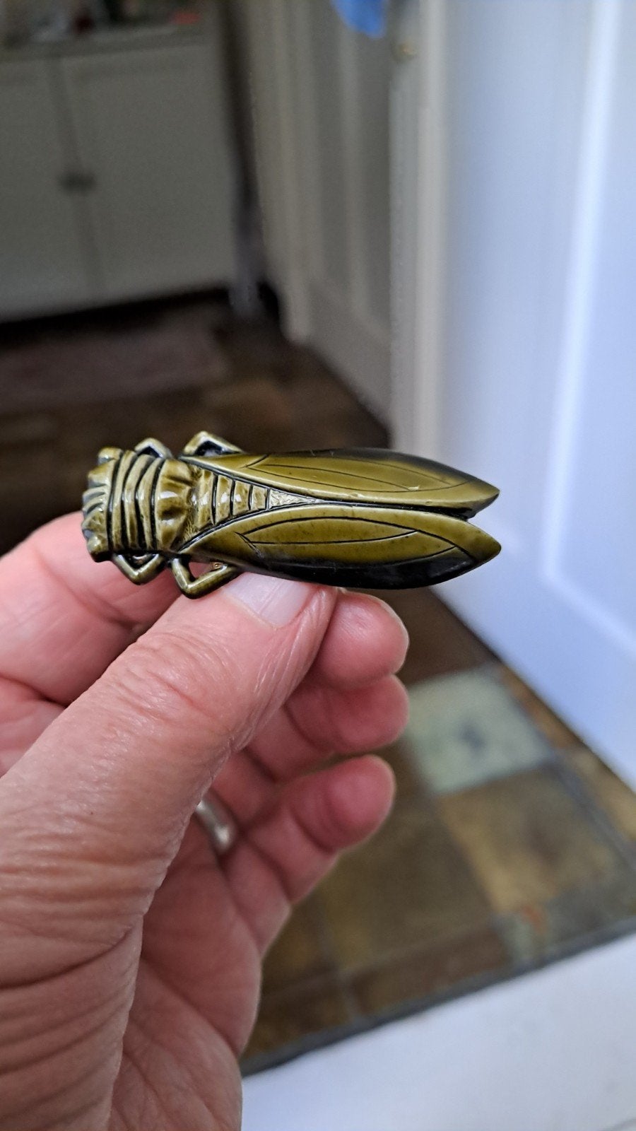 CICADE BROCHE 30 ER JAREN UIT DE PROVENCE, Verzenden, Overige materialen, Broche
