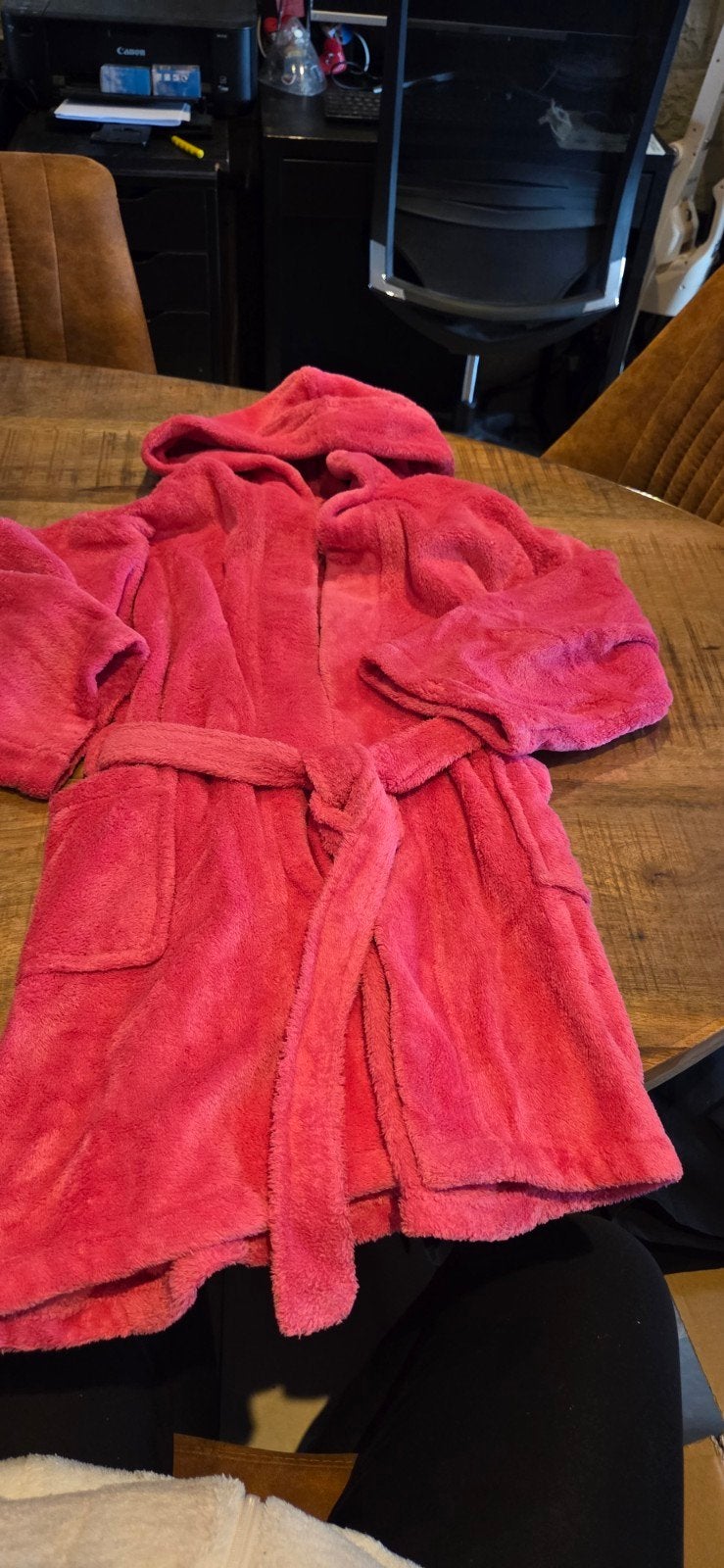 Roze badjas voor kinderen (4 jaar), Ophalen of Verzenden, Gebruikt, Onbekend, Meisje