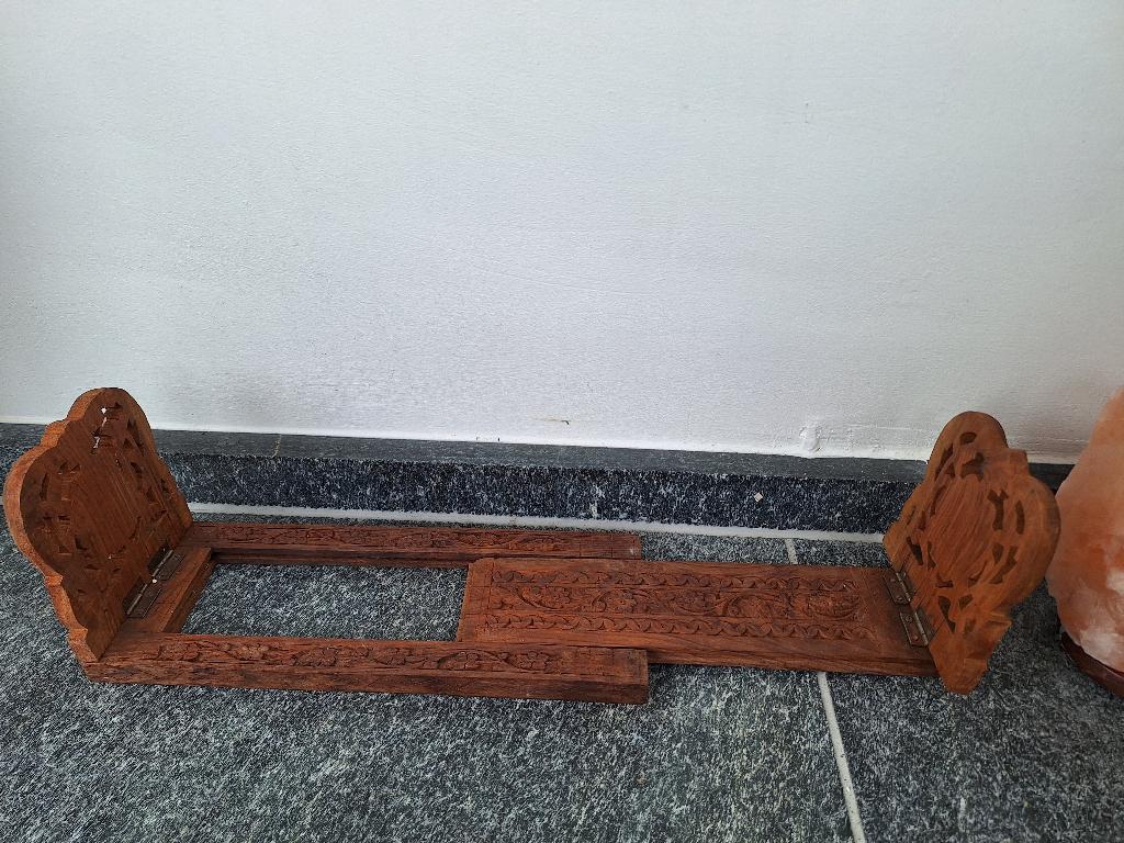 Fraaie Vintage uitschuifbare boekensteun, Ophalen of Verzenden