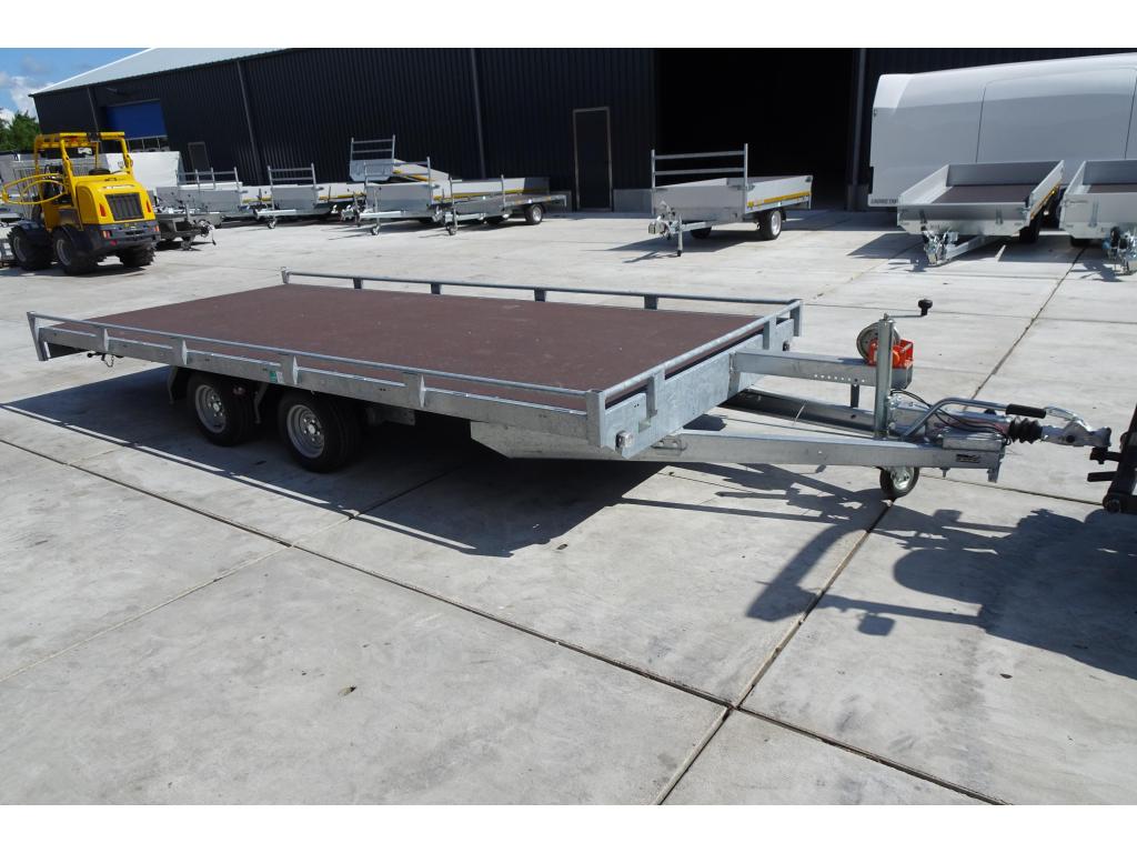 Bij Eemsned Eduard autotranssporter afm 4,50 x 2, Auto diversen, Aanhangers en Bagagewagens, Nieuw