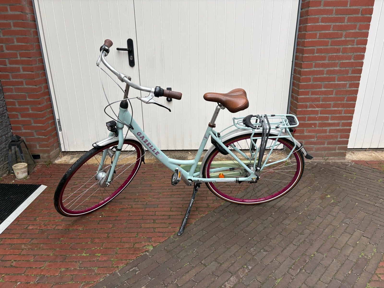 Gazelle Esprit meisjesfiets -37 inch, Fietsen en Brommers, 26 inch of meer, Gebruikt, Velgrem, Versnellingen