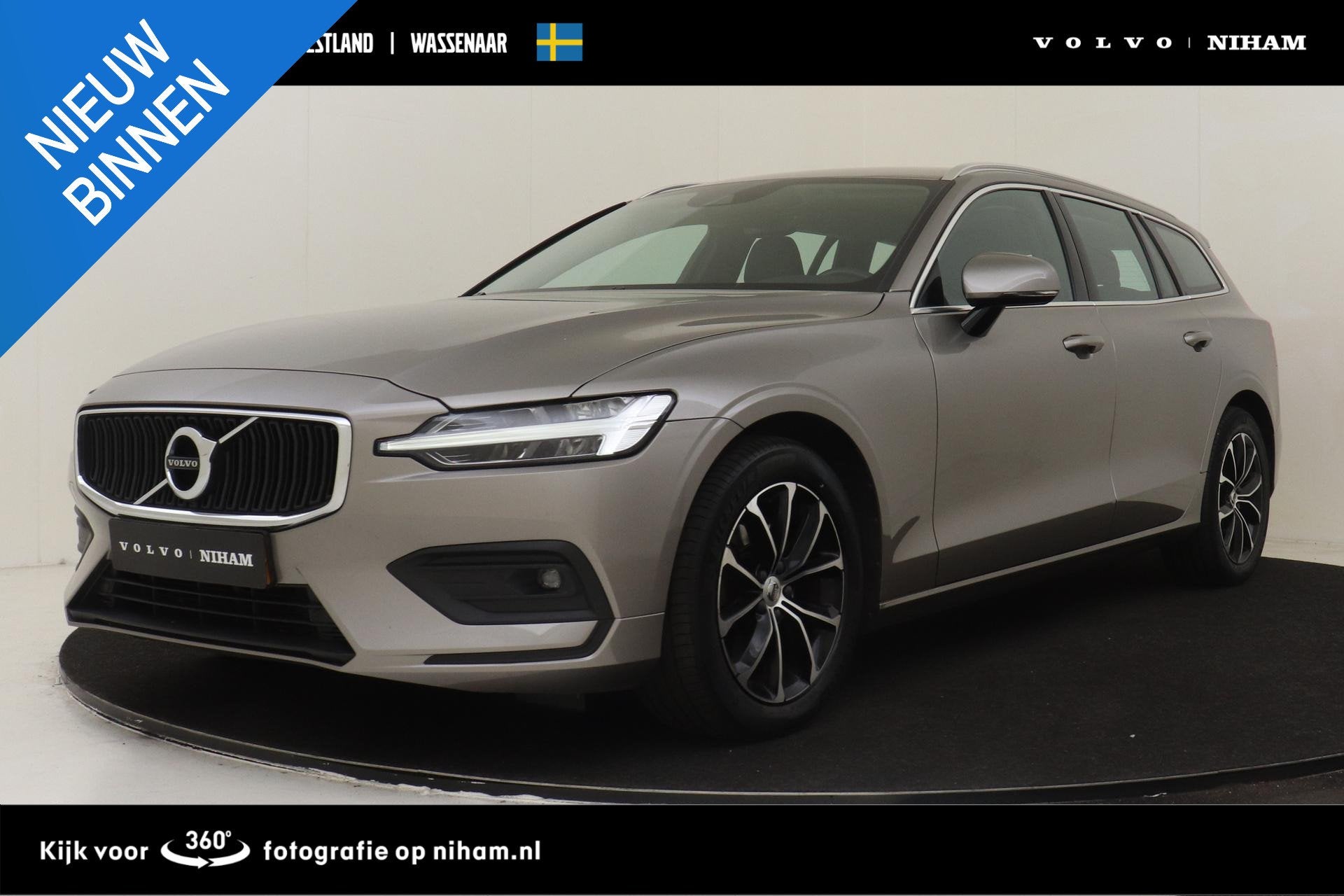Volvo V60 B3 (M-HYBRID) BUSINESS PRO -LEDER|CAMERA|ADAP.CRUI, 12 maanden, Euro 6, 4 cilinders, 163 pk