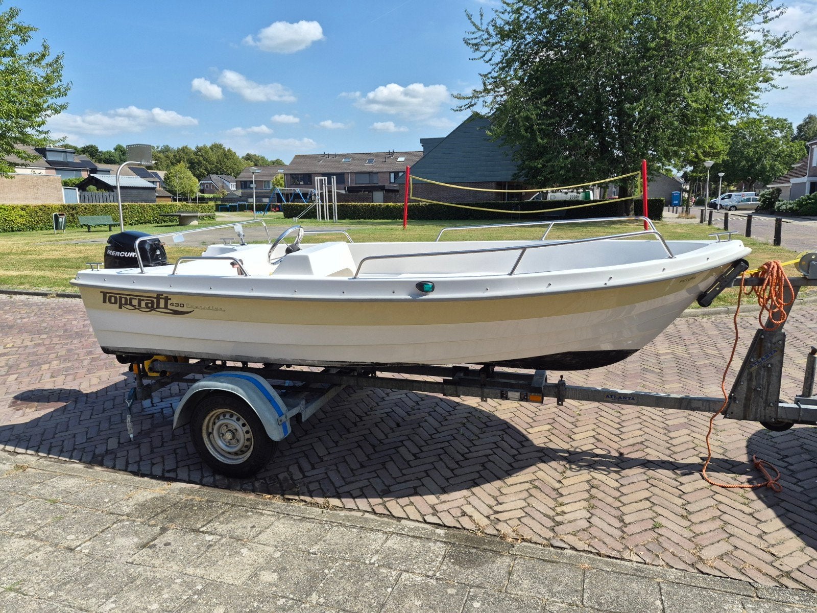 Topcraft 430 Futura met Mercury 9.9 FourStroke buitenboordmo, Ophalen of Verzenden