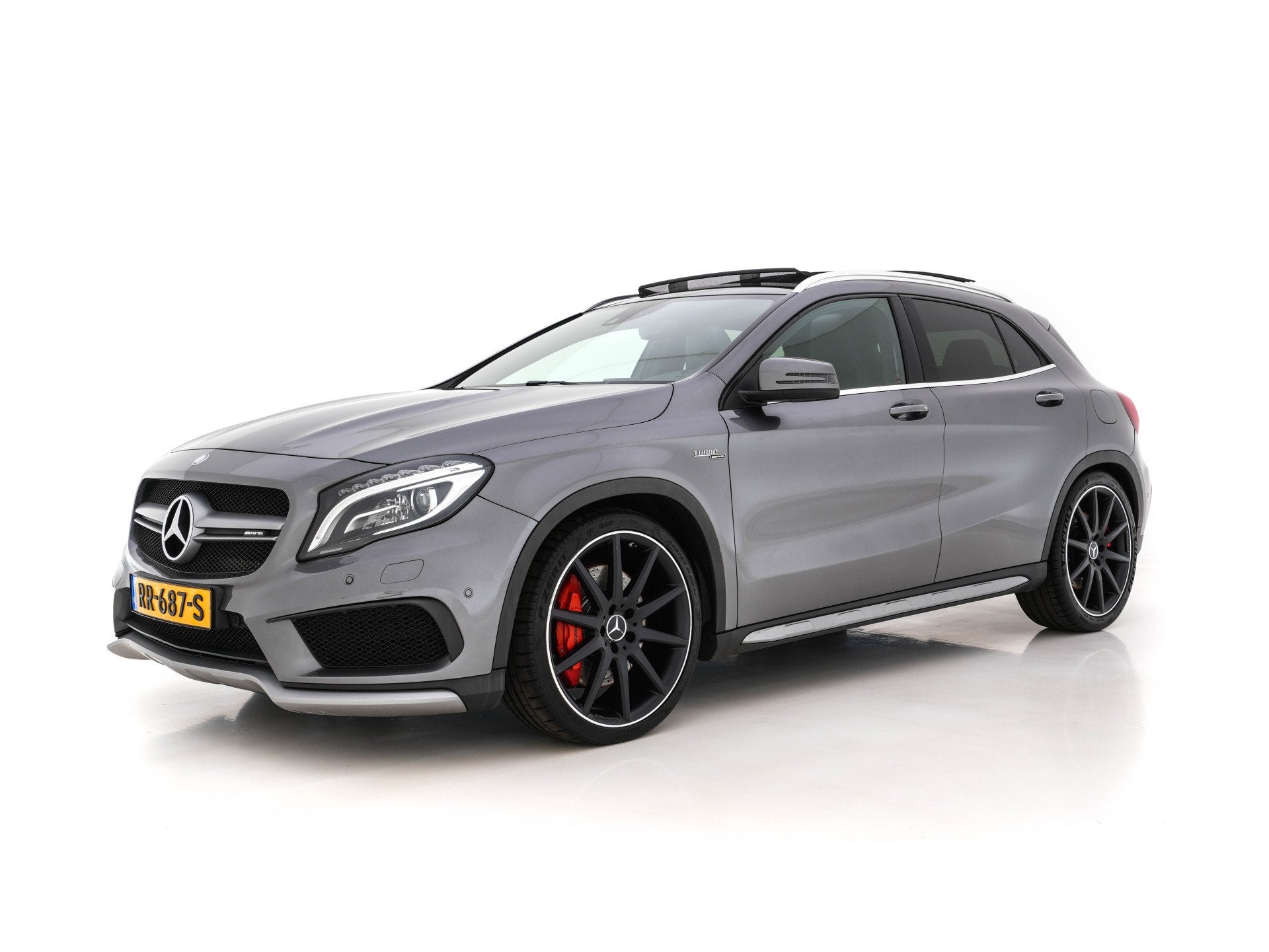 Mercedes-Benz GLA AMG 45 4MATIC Aut.*PANO | XENON | LEATHER-, Gebruikt, 4 cilinders, Leder, SUV of Terreinwagen