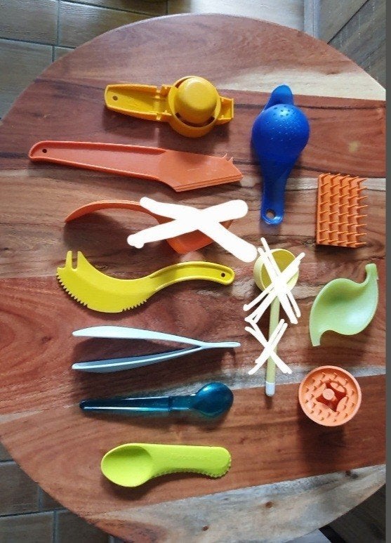 Tupperware handige hulpjes, Overige kleuren, Overige typen, Ophalen of Verzenden, Zo goed als nieuw