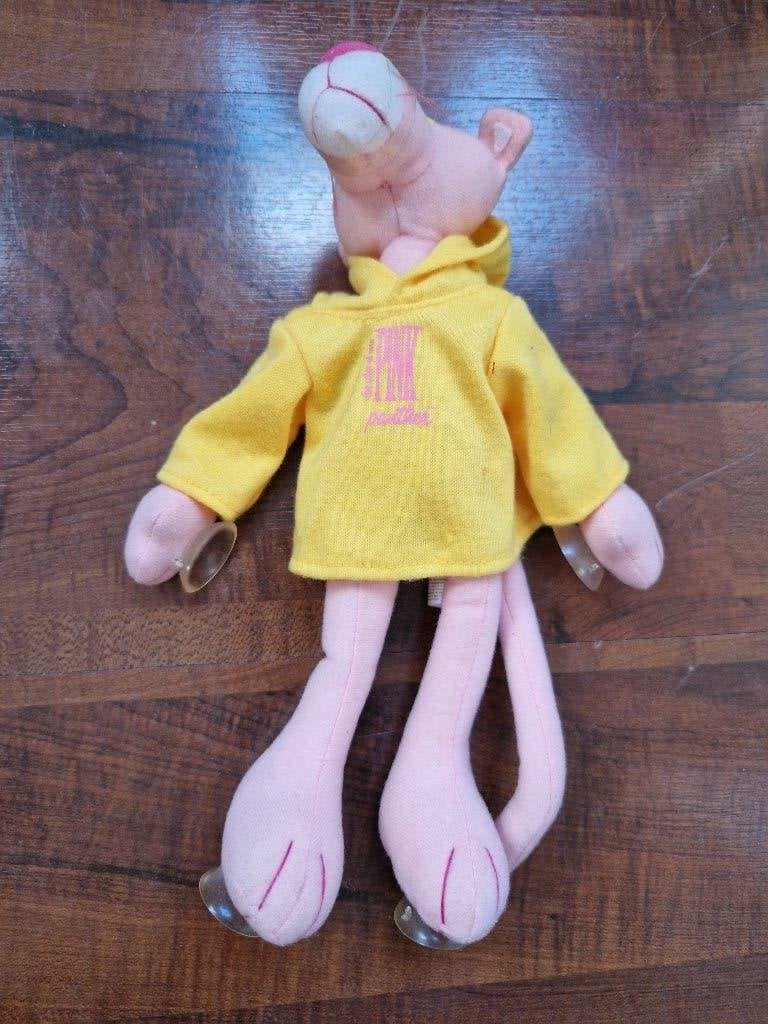 Rare Vintage 2000 Pink Panther knuffeltje met zuignappen, Ophalen of Verzenden, Nieuw