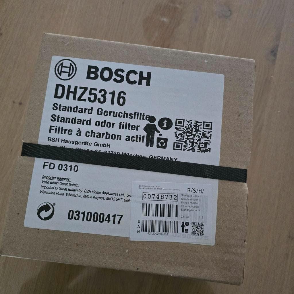 Bosch filter voor afzuigkap dhz5316, Witgoed en Apparatuur, Afzuigkappen, Ophalen of Verzenden, Nieuw, 600 tot 800 m³ per uur