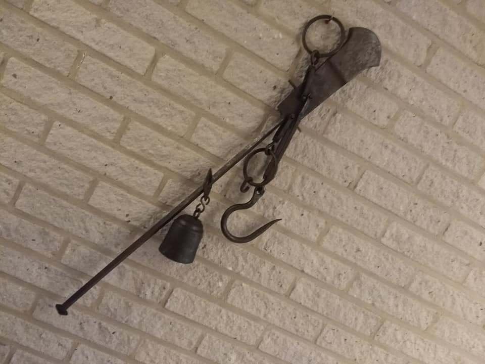 Antieke handweegschaal boerenweegschaal unster, Ophalen of Verzenden
