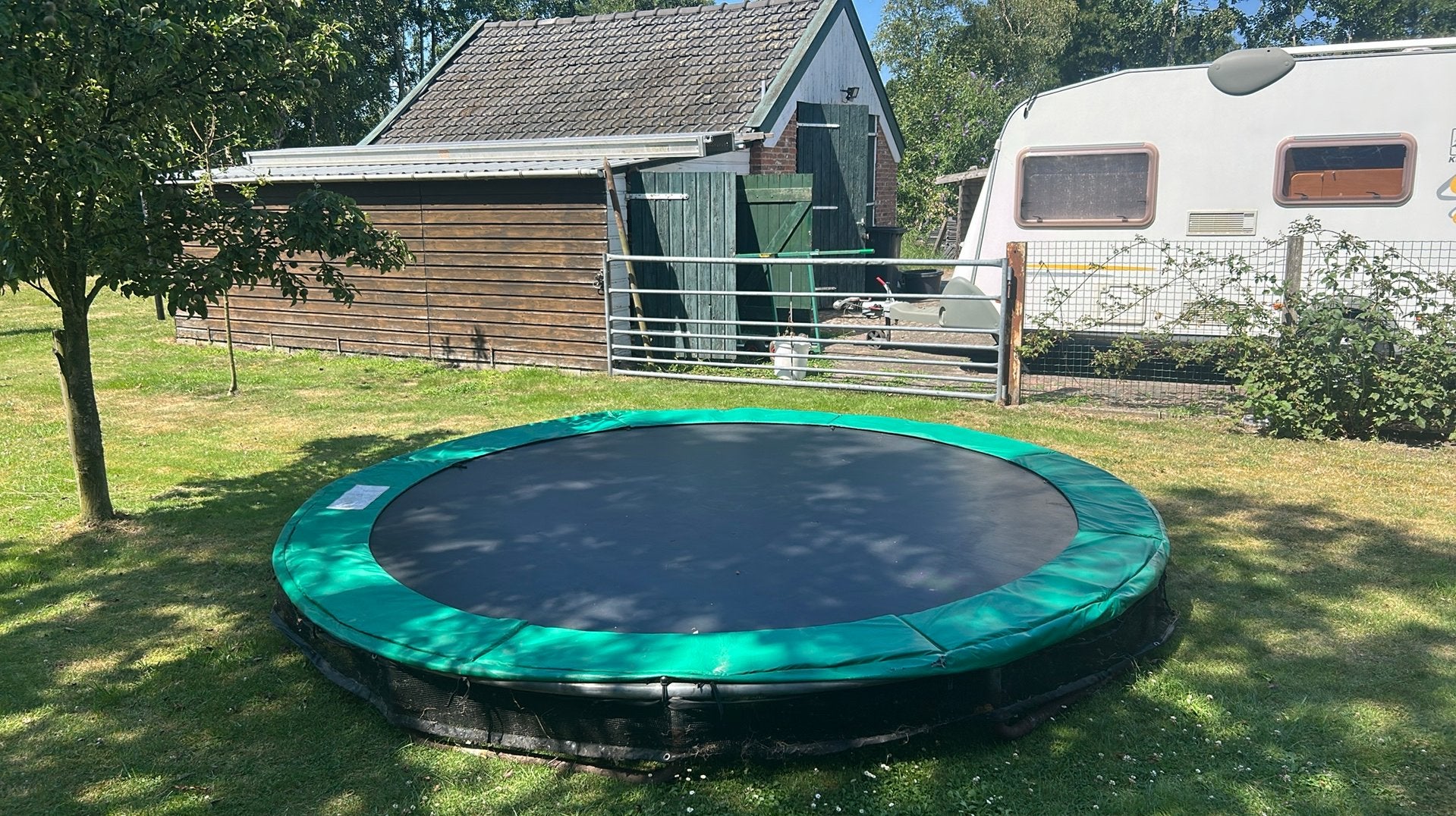 Trampoline - gratis af te halen, Ophalen, Gebruikt