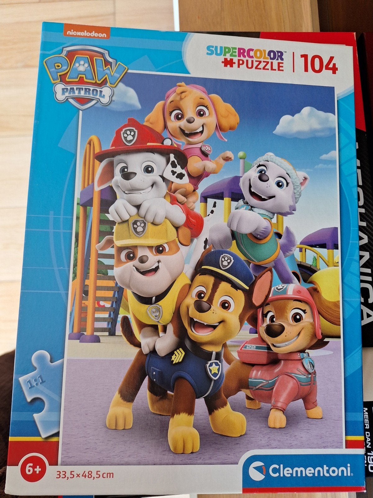 Paw Patrol Supercolor Puzzel 104 stukjes Clementoni, Ophalen