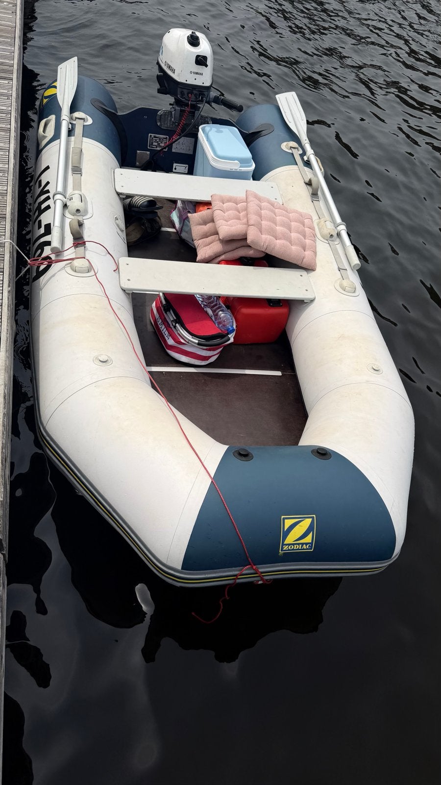 Zodiac C310 rubberboot met Yamaha 5pk 4takt buitenboordmotor, Watersport en Boten, Ophalen, Zodiac, Hout, Gebruikt