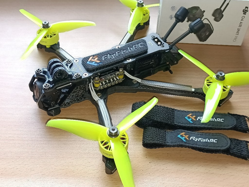 FlyFishRC Volador VD5 HD met DJI-O4PRO en GPS (nieuw), Elektro, RTF (Ready to Fly), Quadcopter of Multicopter, Nieuw