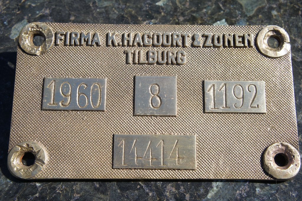 bronzen plaat, Ophalen of Verzenden, Gebruikt