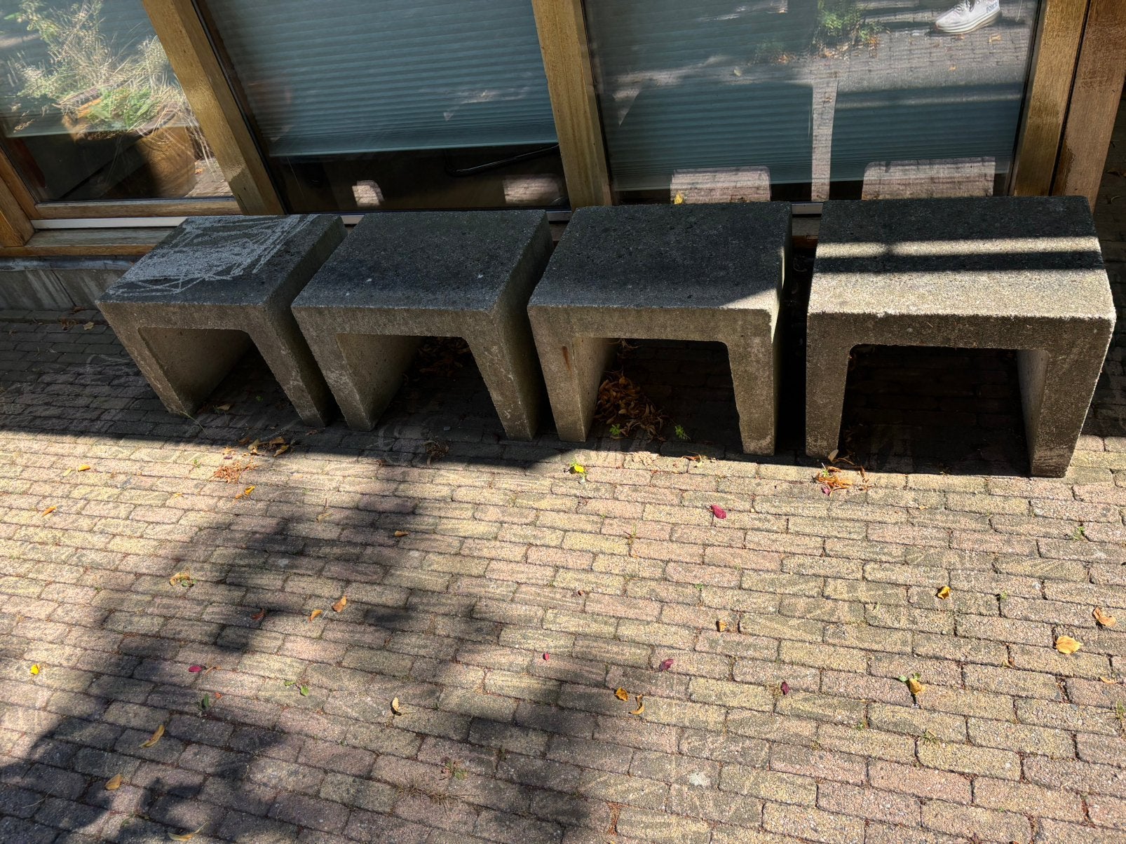 Gratis af te halen 4 U blokken, Ophalen, Gebruikt, Beton, Overige typen