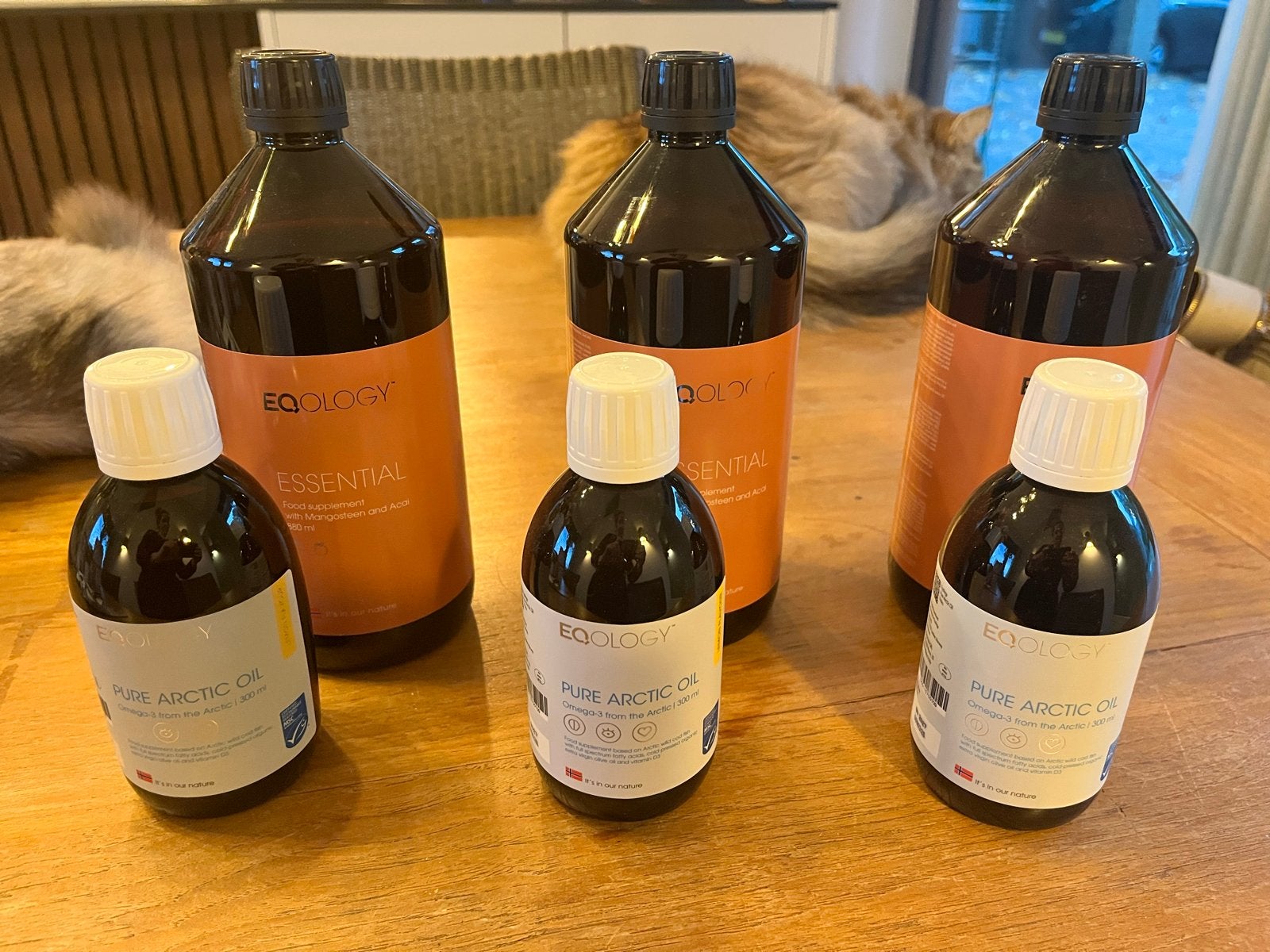 3 x Eqology Essential & 3 x Pure Arctic Oil, Ophalen, Nieuw, Poeder of Drank