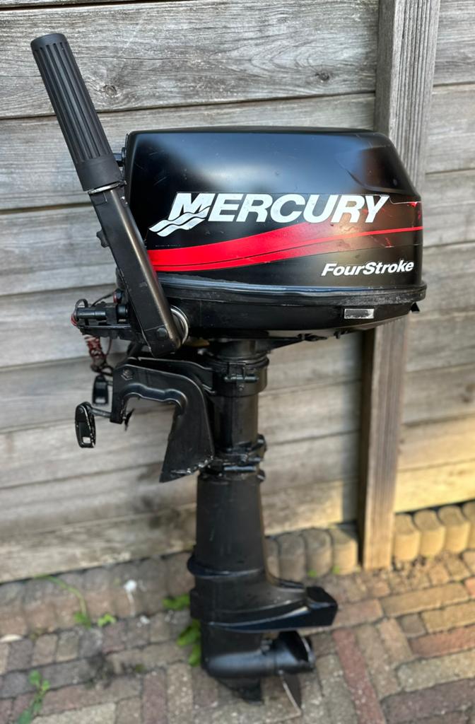 Mercury 4 pk 4-takt buitenboordmotor (kortstaart), Ophalen, Gebruikt, Minder dan 5 pk, Viertaktmotor