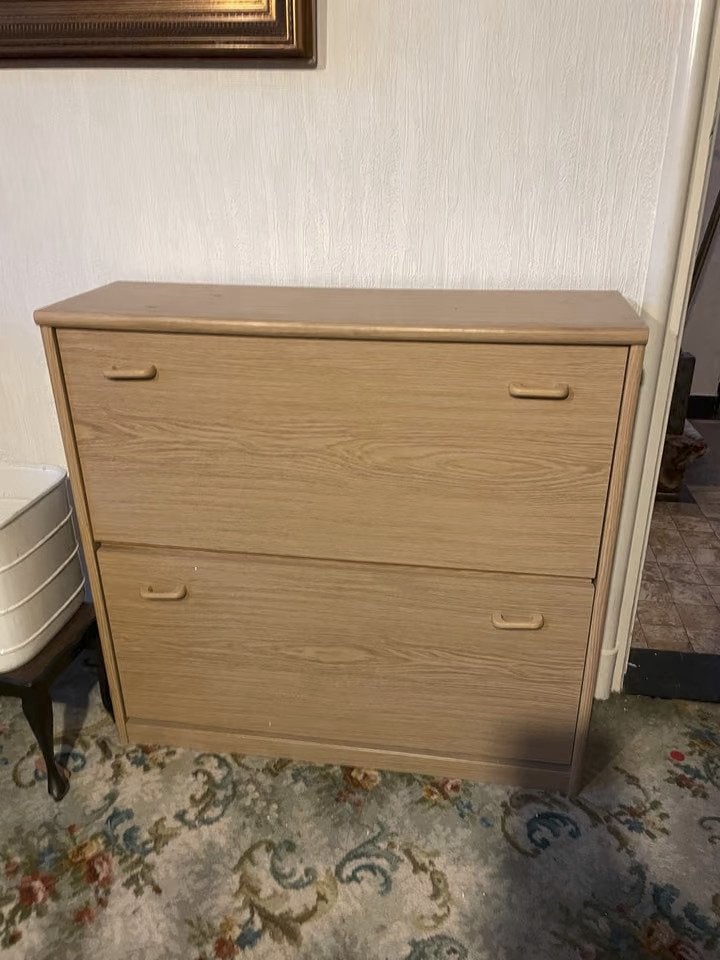 Schoenenkast/schoenenrek hout, Huis en Inrichting, Ophalen, Gebruikt