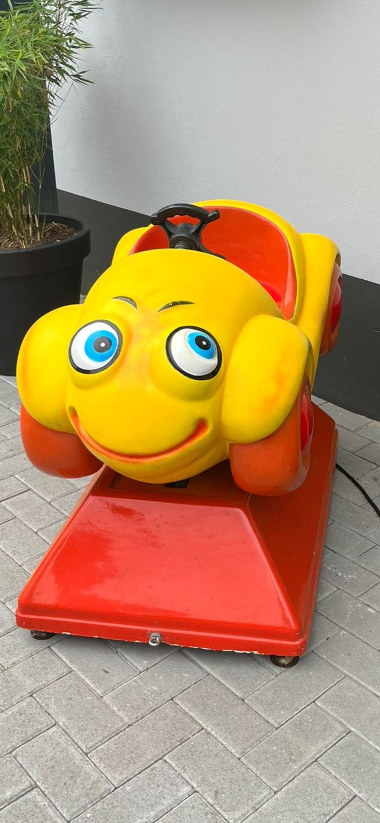 Kiddie-ride auto, Ophalen, Gebruikt