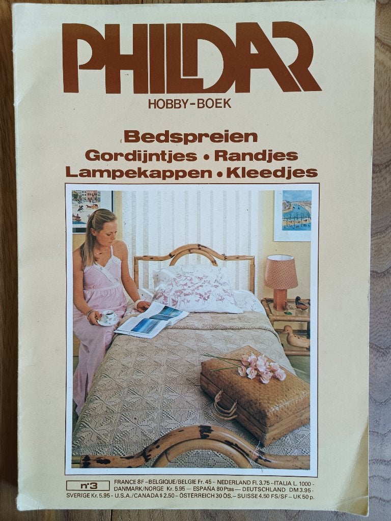Phildar hobbyboek 3 spreien haken, Ophalen of Verzenden, Zo goed als nieuw, Breien en Haken, Phildar