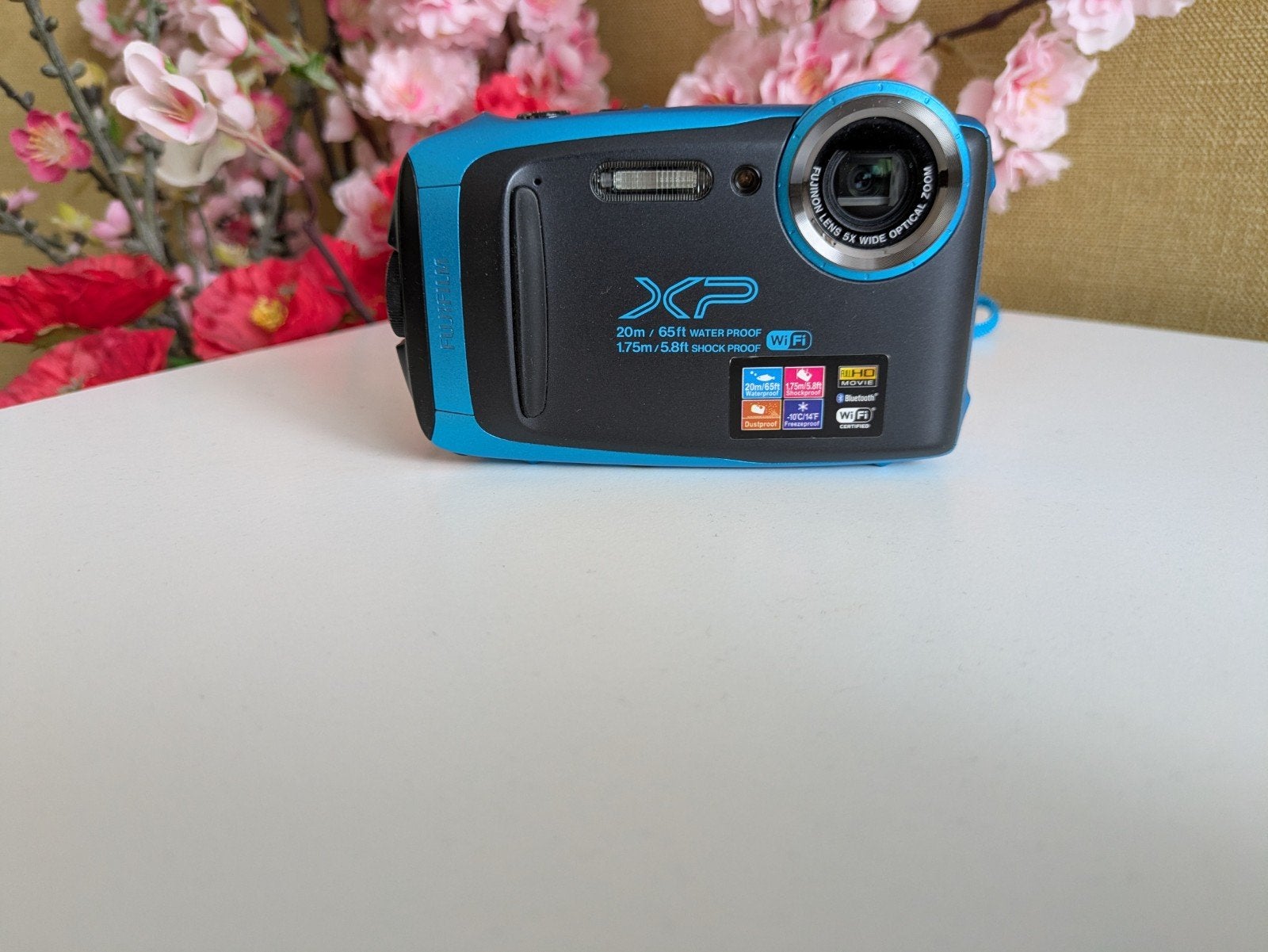 Fujifilm FinePix XP130 Waterdichte Camera - Blauw, Compact, Ophalen of Verzenden, Zo goed als nieuw, 4 t/m 7 keer