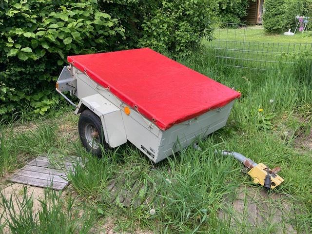 W. Heinemann bagagewagen / kampeerwagentje met dekzeil, Auto diversen, Ophalen, Gebruikt