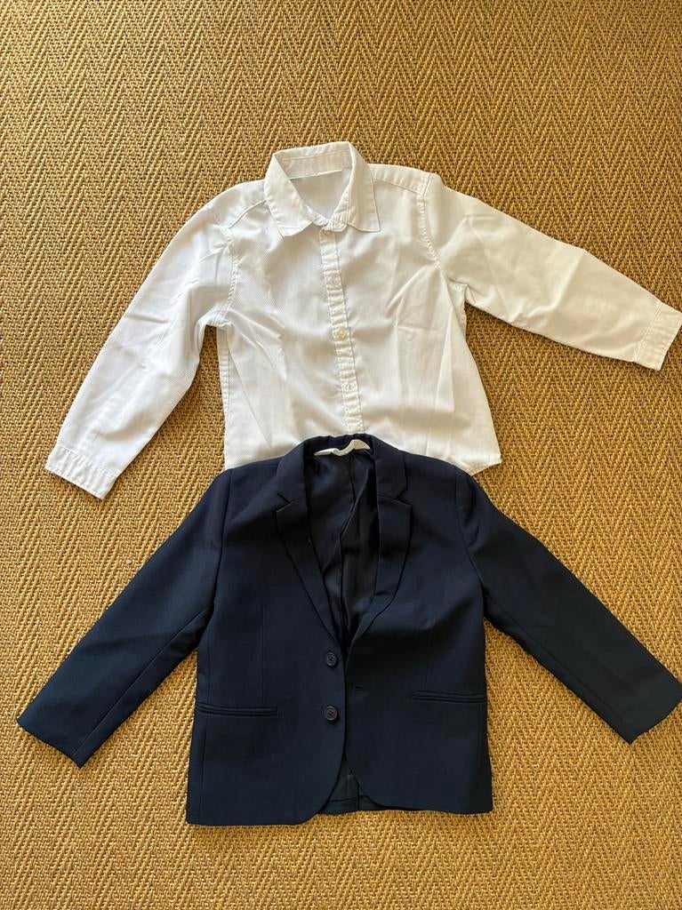 H&M colbert en overhemd, maat 110 (4-5 jaar), Kinderen en Baby's, Ophalen of Verzenden, Zo goed als nieuw