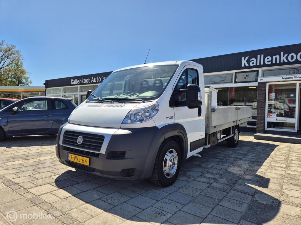 Fiat Ducato Maxi 35L 2.3 MultiJet Open Laadbak, 445 cm bak!, Auto's, Voorwielaandrijving, Euro 5, Stof, Gebruikt