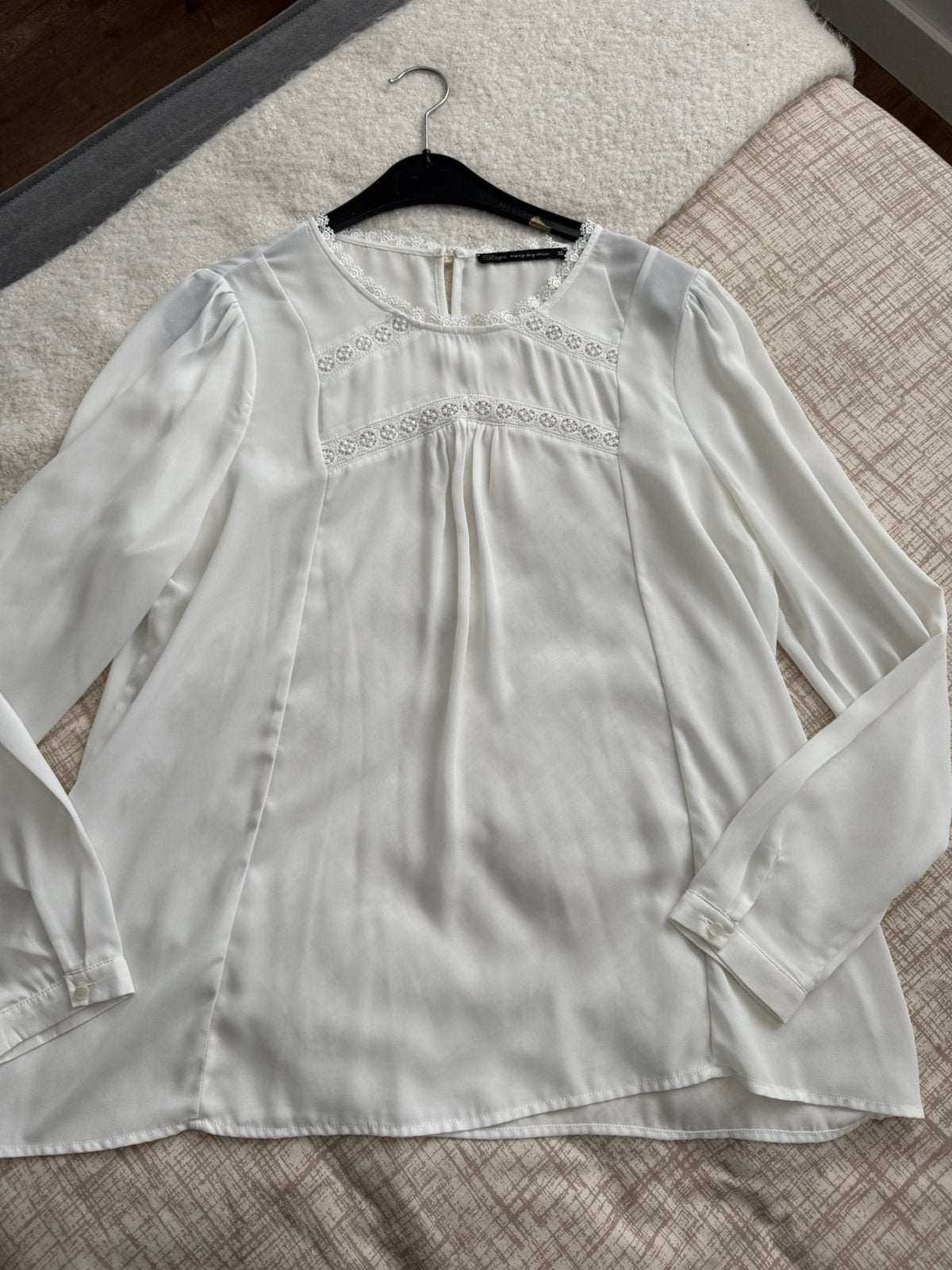 ZGAN! Mooie Steps blouse met gehaakte detail maat XL!, Kleding | Dames, Blouses en Tunieken, Verzenden, Zo goed als nieuw, Maat 46/48 (XL) of groter