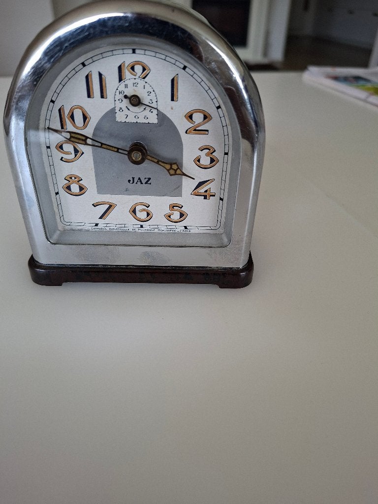 art deco franse wekker jaz anno 1931, Ophalen of Verzenden