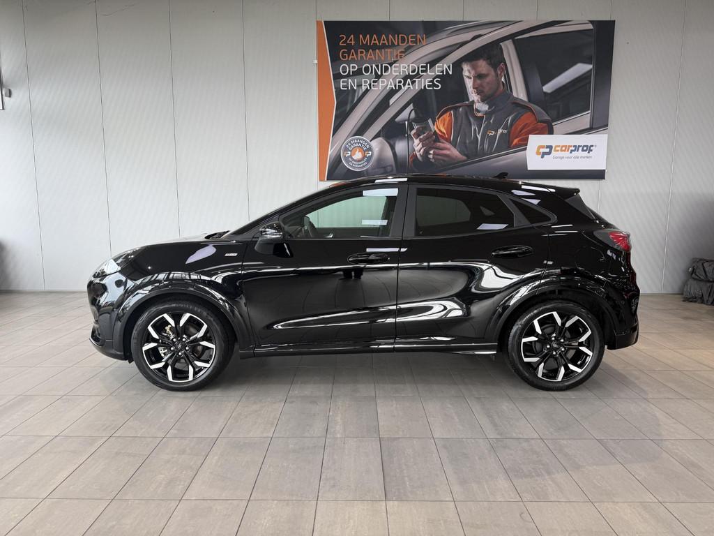 Ford Puma 1.0 EcoBoost Hybrid ST-Line X, Voorwielaandrijving, 125 pk, Euro 6, Zwart
