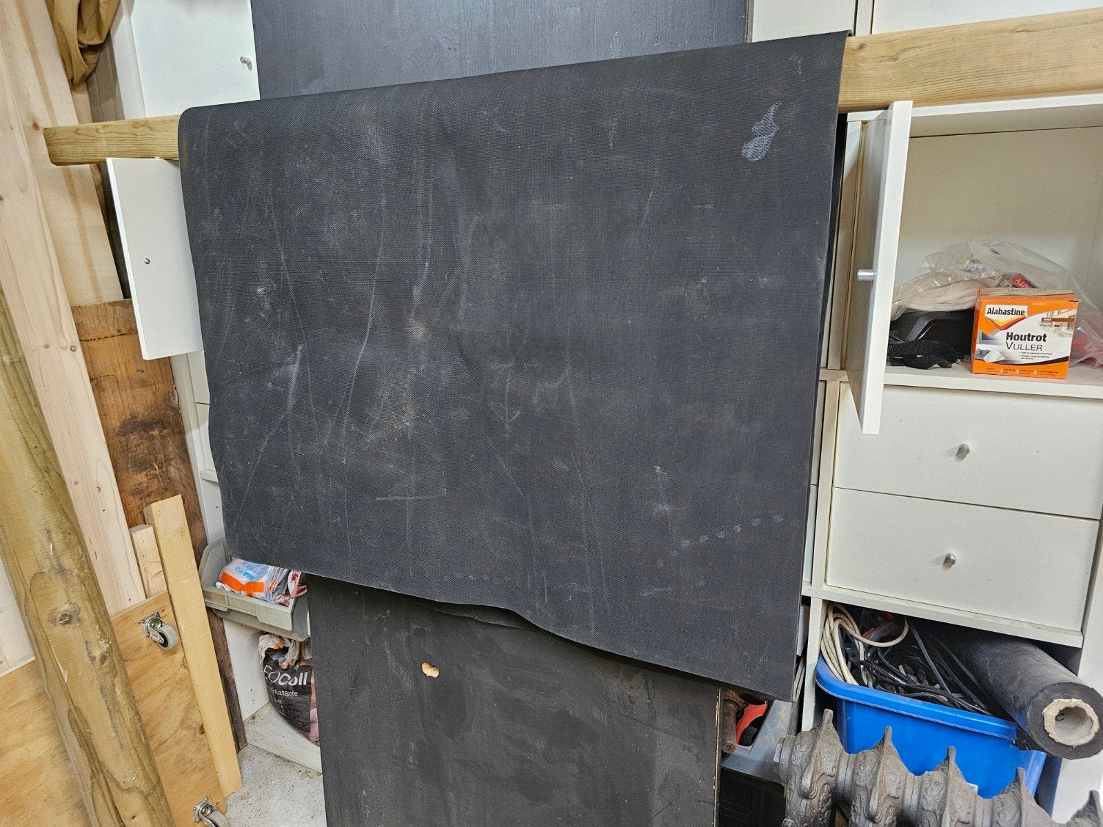 Antislipmat rubber 100x163cm 3mm voor bestelauto, Ophalen of Verzenden, Zo goed als nieuw