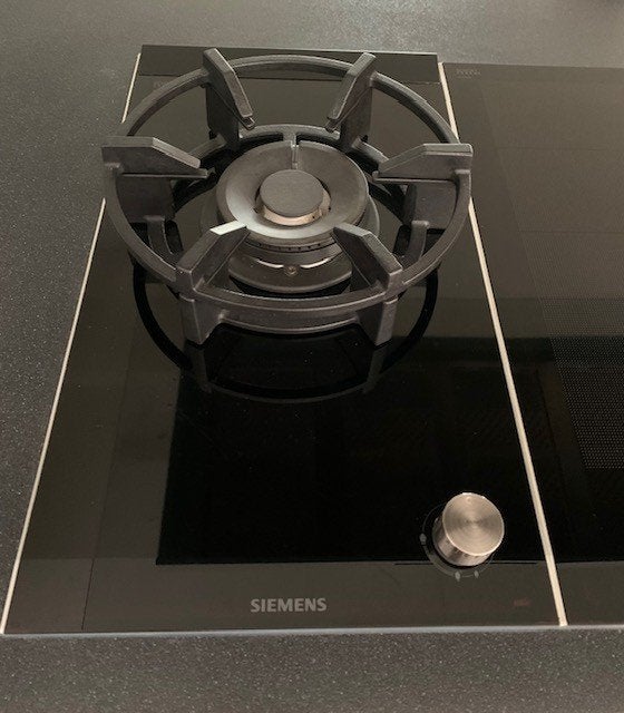 Siemens wokbrander  ER326AB90D 30 x 50, Ophalen, 3 kookzones of minder, Zo goed als nieuw, Inbouw