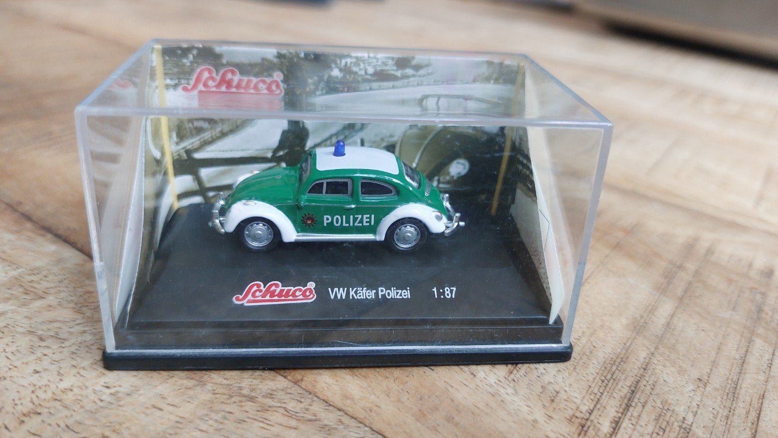 Schuco VW Käfer Polizei (Kever Politie) 1:87, Ophalen of Verzenden, Nieuw, Auto, Schuco