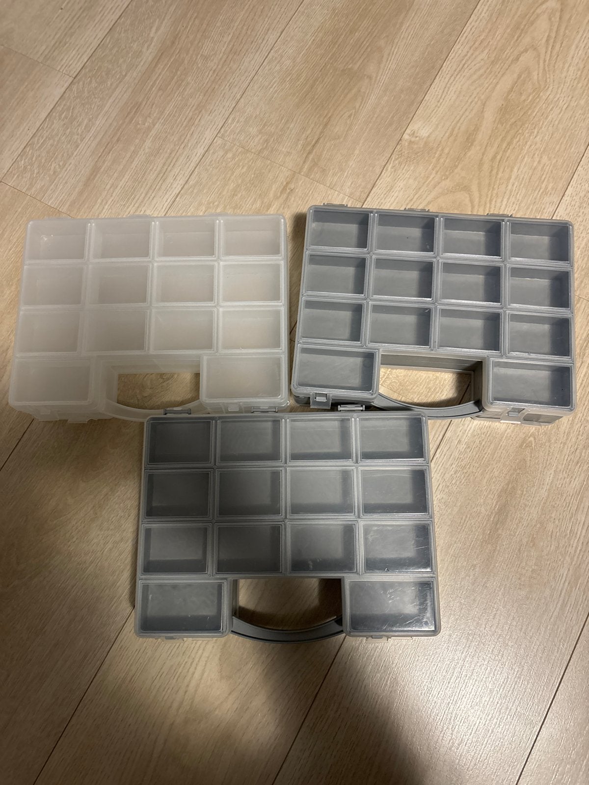 Opbergdozen met vakjes - 3 stuks, Minder dan 35 cm, Minder dan 50 cm, Ophalen of Verzenden, Minder dan 40 cm