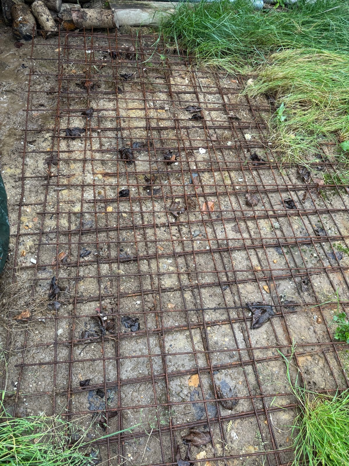 wapeningsnet 2x1m. Betongaas. Betonnet., Doe-het-zelf en Verbouw, Metalen, Ophalen, Gebruikt, IJzer