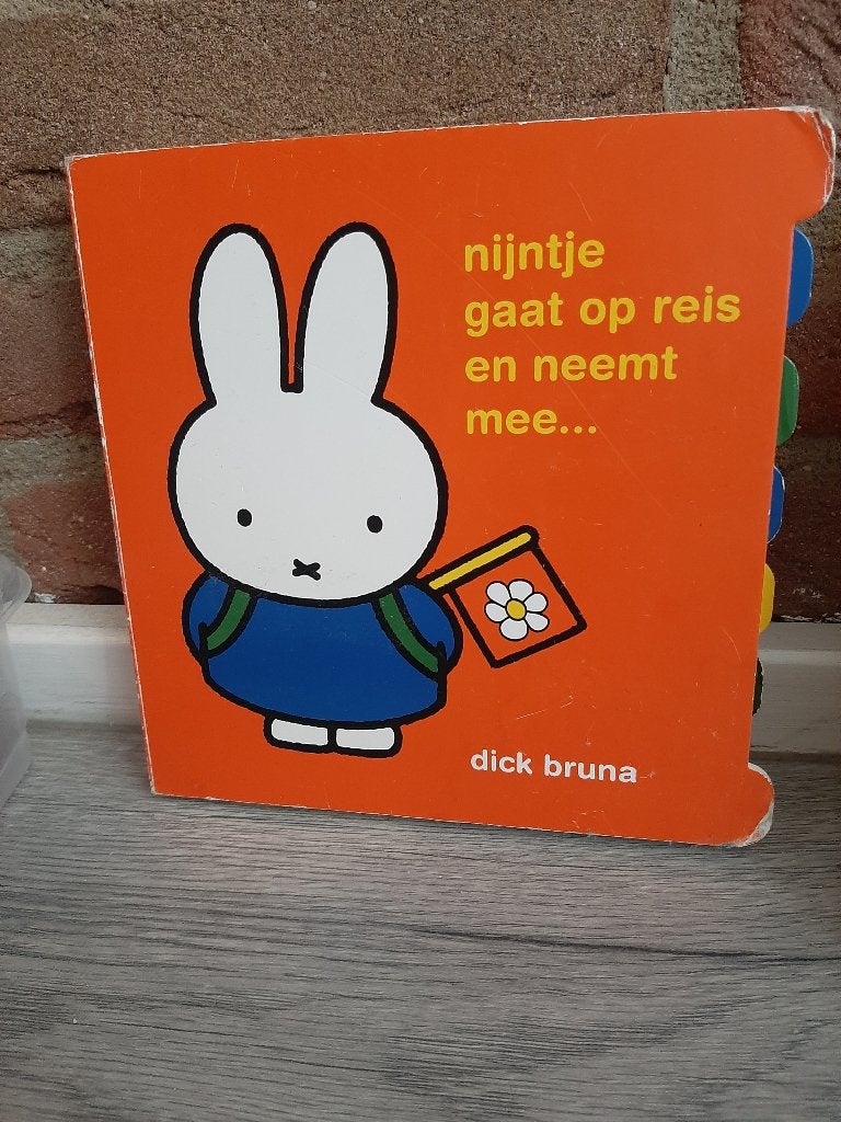 Nijntje ik ga op reis en neem mee. Flapboek, Boeken, Gelezen, Ophalen of Verzenden, Dick Bruna, Uitklap-, Voel- of Ontdekboek