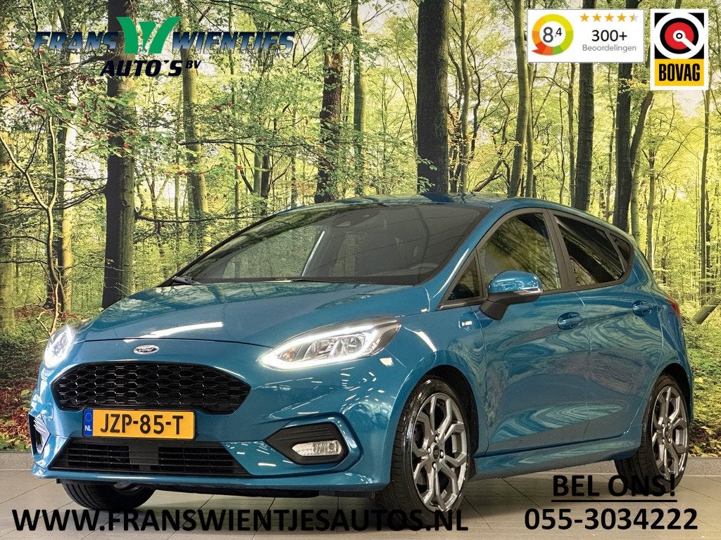 Ford Fiesta 1.0 EcoBoost ST-Line | Bang & Olufsen | Keyless, Voorwielaandrijving, Gebruikt, Blauw, 23 km/l