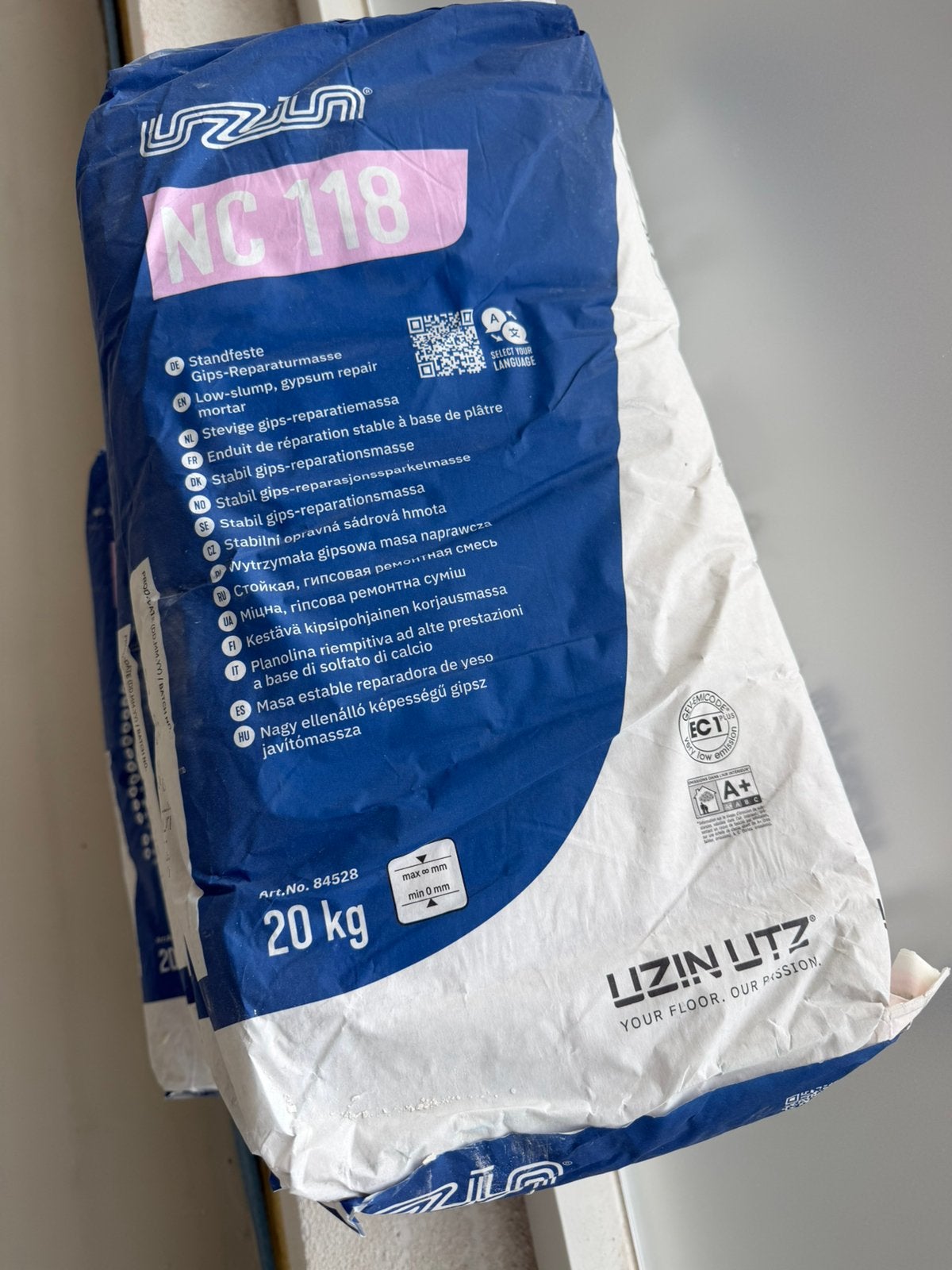 UZIN NC 118 – 5 zakken – 20 kg – reparatiemortel, Ophalen, Nieuw