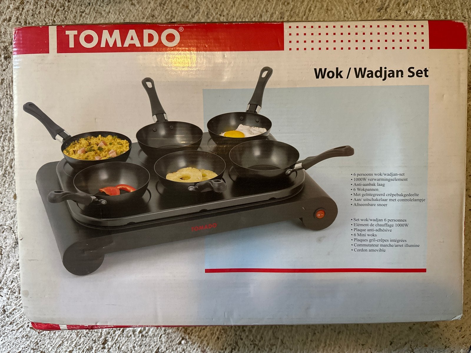 Nieuwe Tomado Wok / Wadjan Set - 6 Personen, Ophalen of Verzenden, Nieuw