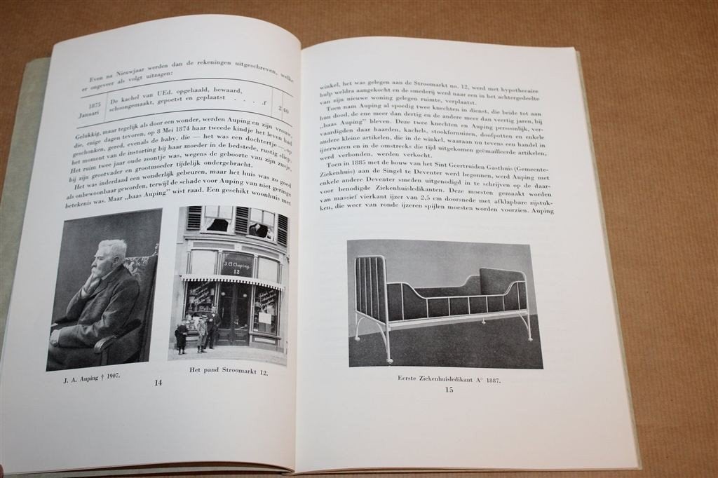 Auping Deventer 1868-1951 — Geschiedenis Beddenfabriek, Ophalen of Verzenden, Gelezen