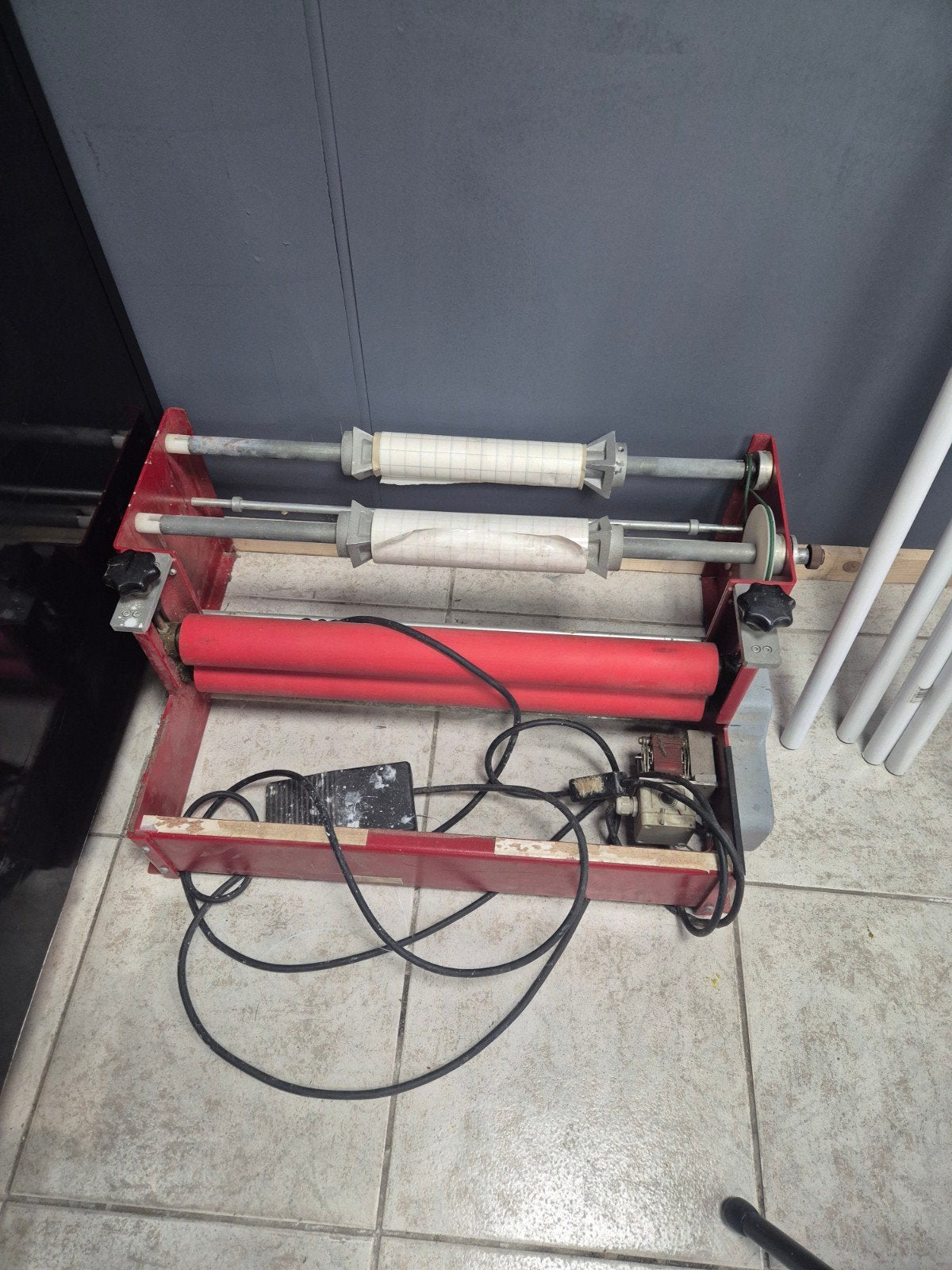 Neschen K 600-N Lamineermachine, Ophalen