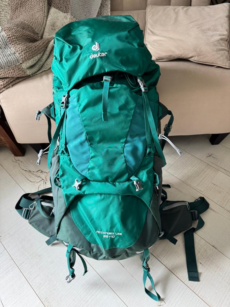ZGAN Trekkingrugzak Deuter Aircontact Lite 65 + 10, Ophalen of Verzenden, Zo goed als nieuw, Rugzak