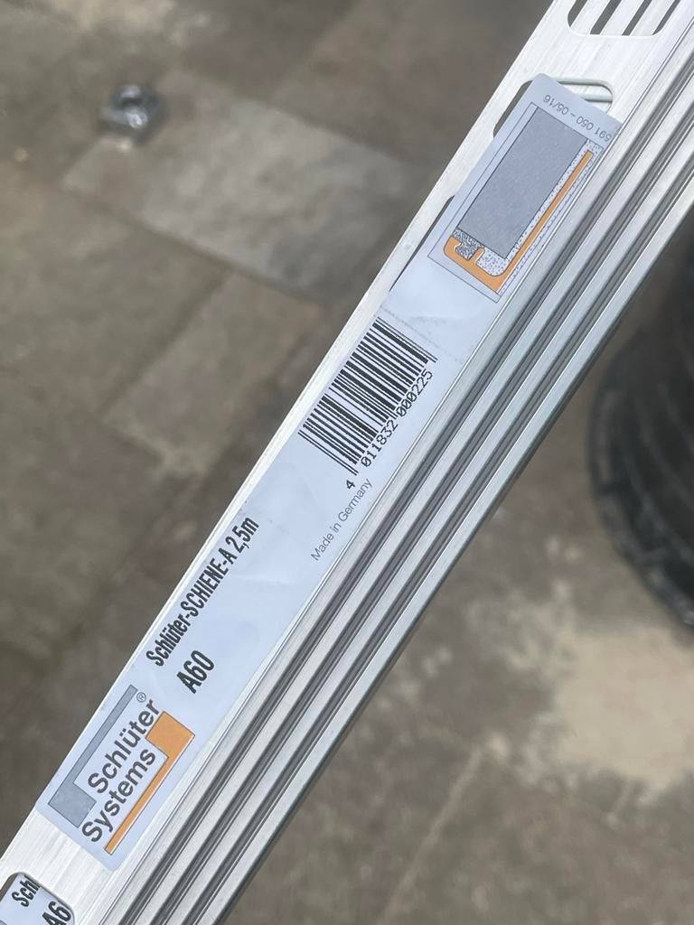 Schlüter-SCHIENE-A 2,5m profiel, Ophalen, Overige typen, Nieuw, Minder dan 20 cm