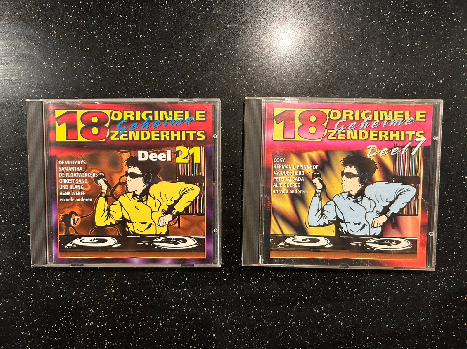 18 originele geheime zenderhits deel 7 & 21, Cd's en Dvd's, Ophalen of Verzenden, Zo goed als nieuw, Levenslied of Smartlap