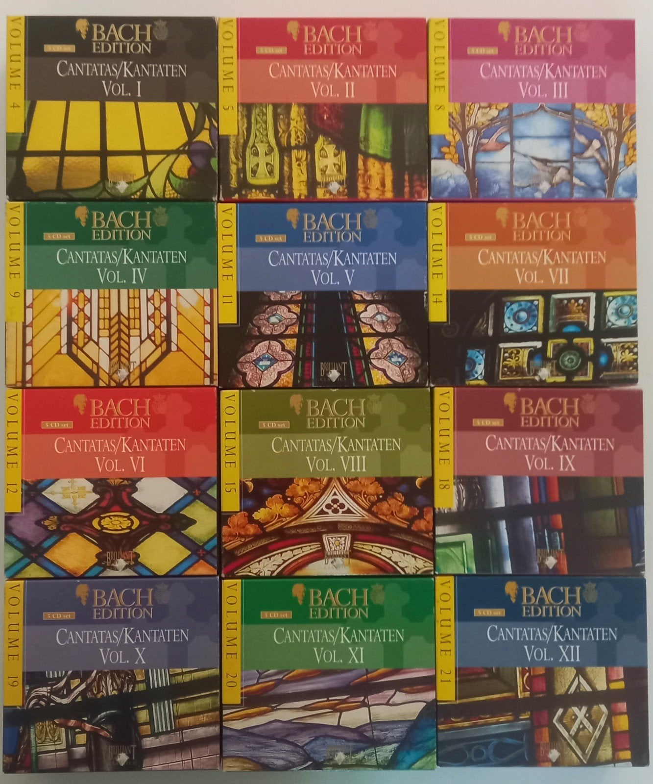 Bach Edition Cantatas/Kantaten Vol. I-XII (60 CD), Verzenden, Zo goed als nieuw, Boxset, Bach