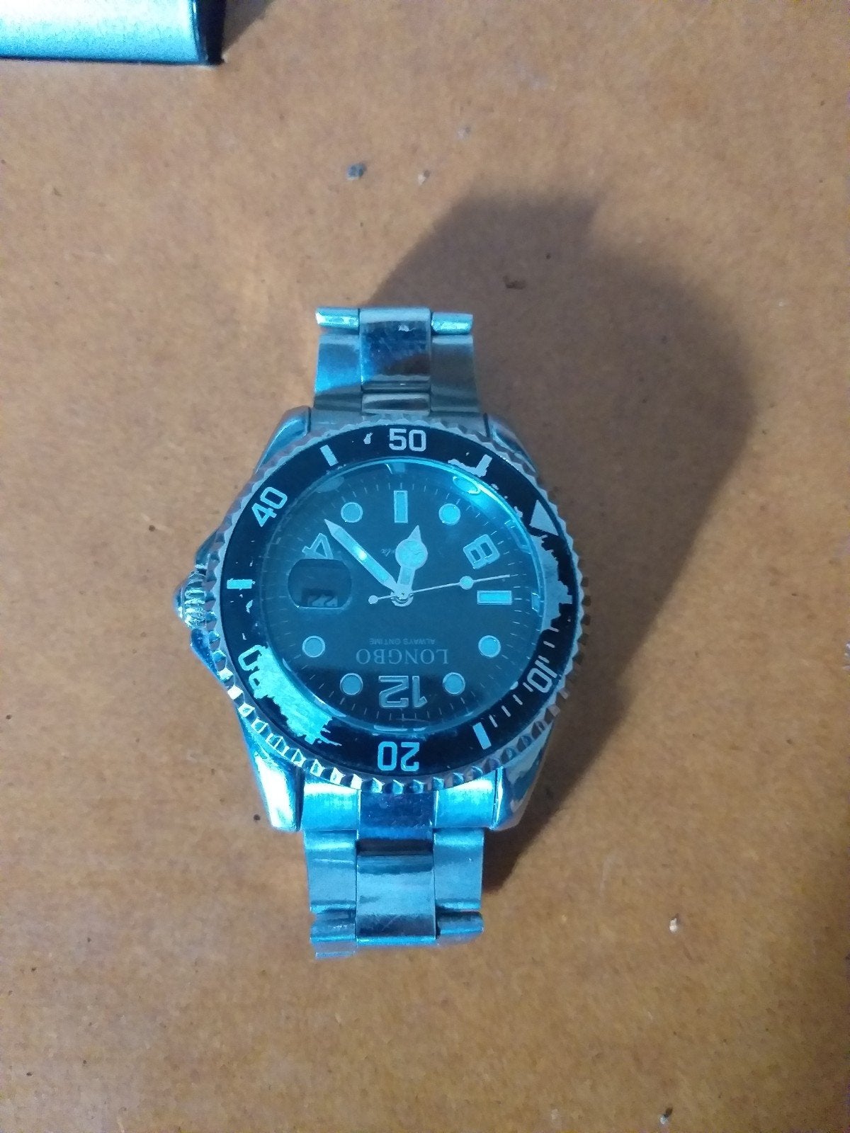 LONGBO Heren Polshorloge - Gebruikt, Goede Staat, Sieraden, Tassen en Uiterlijk, Horloges | Heren, Overige merken, Staal, Gebruikt