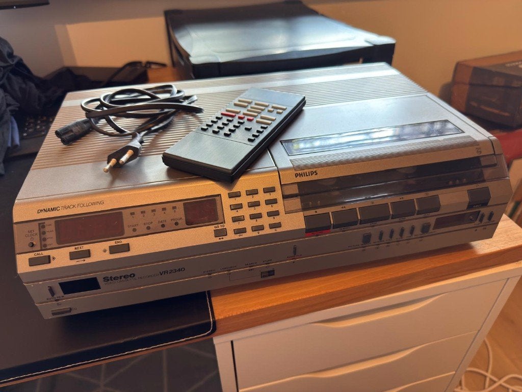Video 2000 speler Philips VR2340, Audio, Tv en Foto, Videospelers, Ophalen, Gebruikt, Video 2000-speler of -recorder