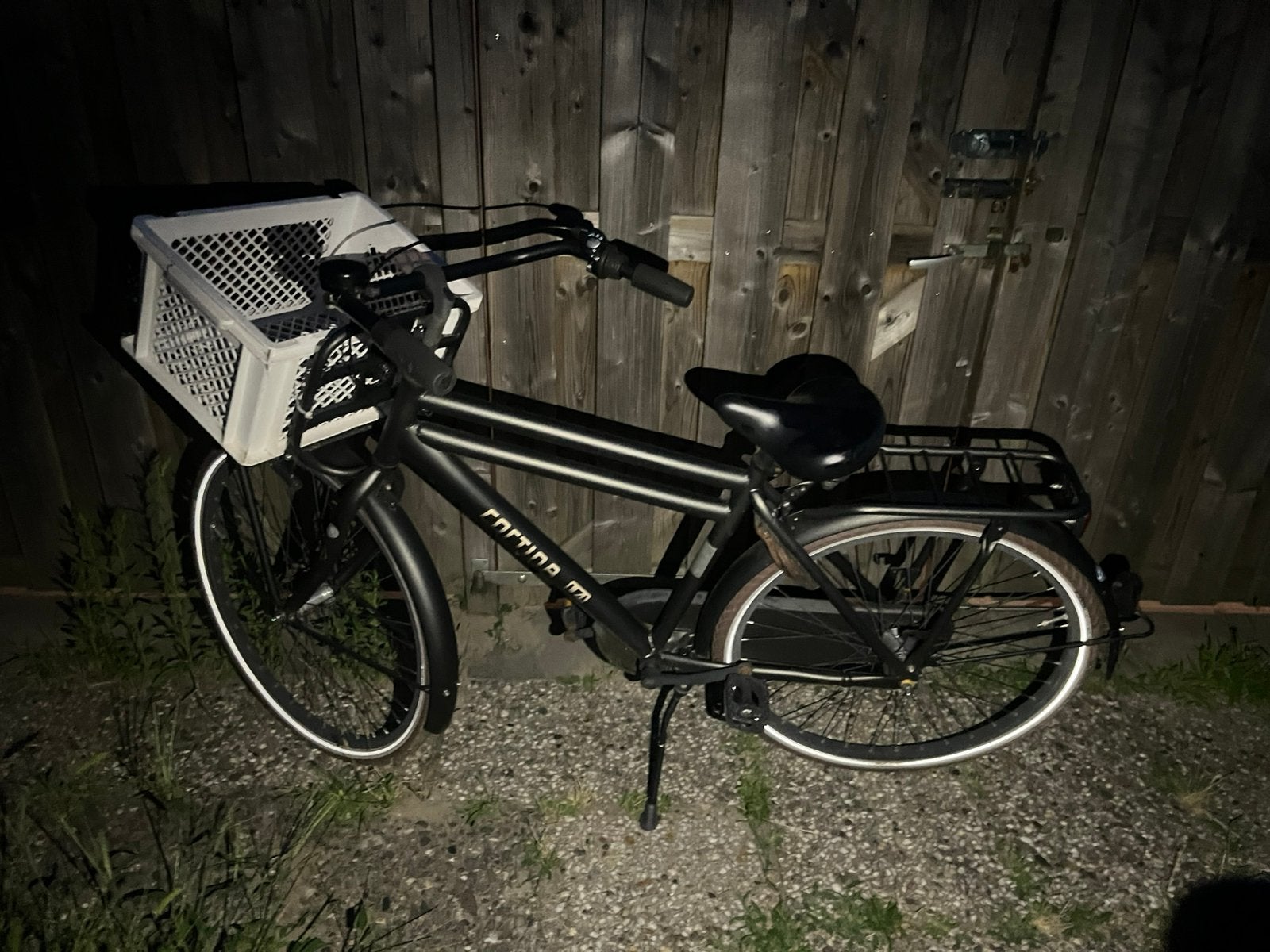 Cortina U4 Transportfiets Mini Zwart – Met 3 Versnellingen, Terugtraprem, Versnellingen, Zo goed als nieuw, Ophalen