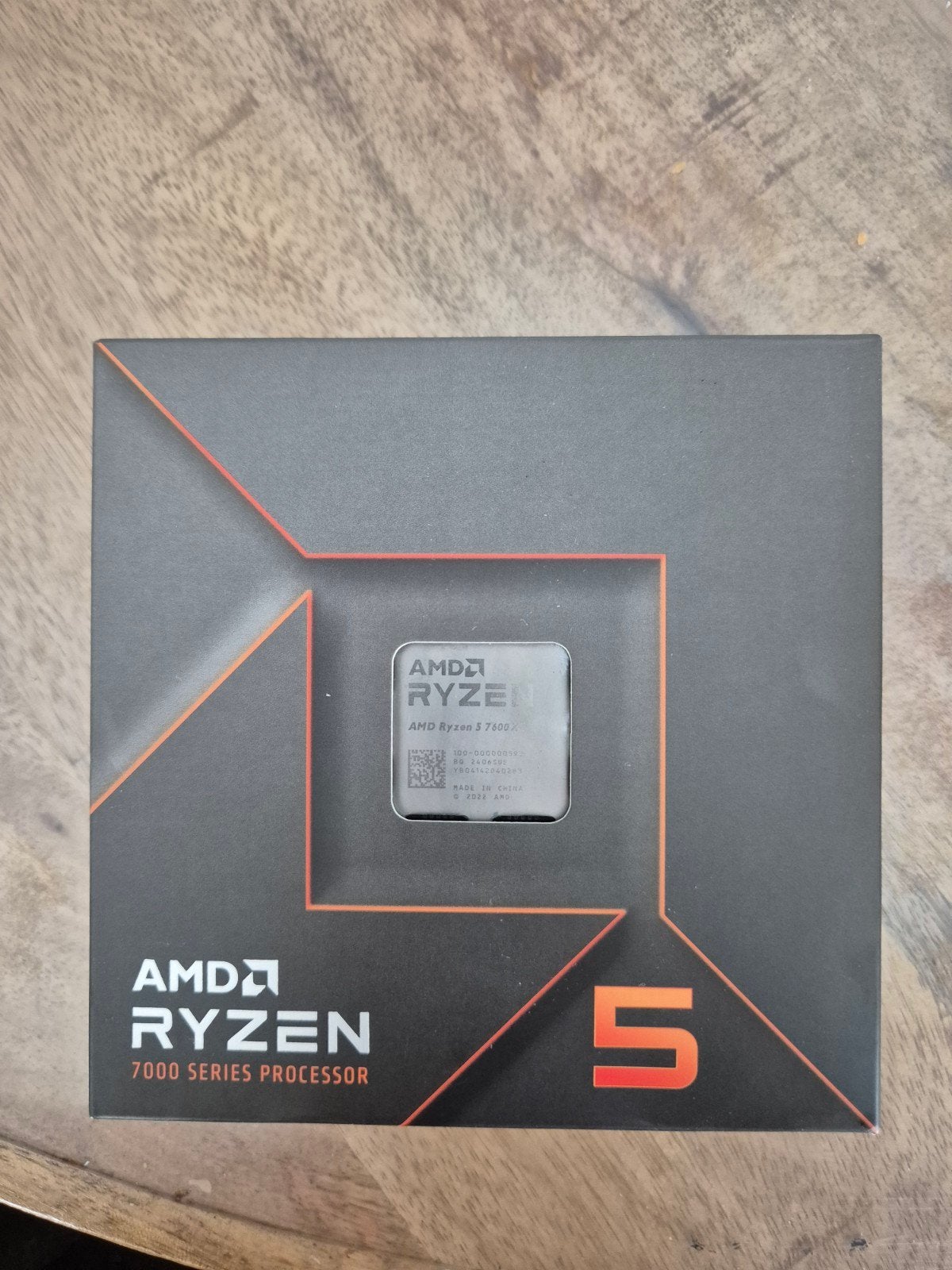 AMD Ryzen 5 7600 Processor, 6-core, AMD Ryzen 5 7600, AM5, Nieuw
