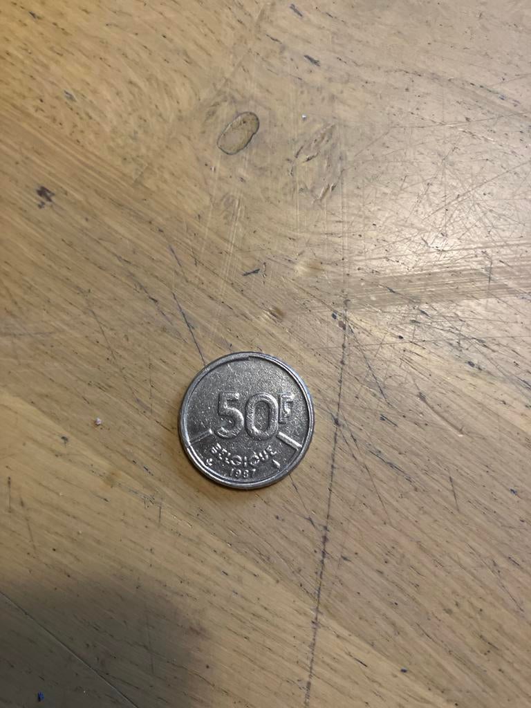 50 cent munt 1987 - Nederlandse gulden, Ophalen, Koningin Beatrix, 50 gulden, Losse munt